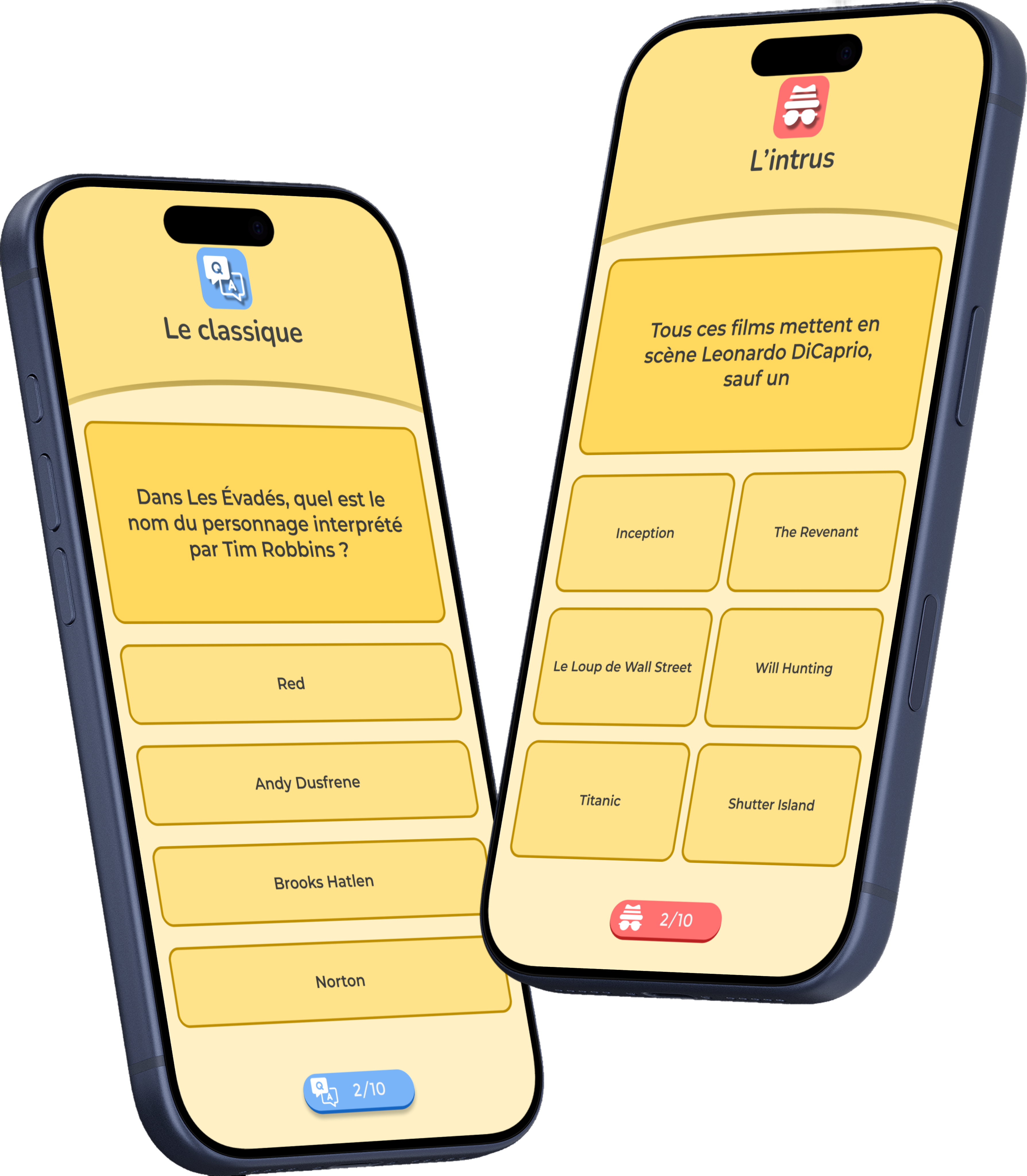 Le Classique et L'Intrus sur iPhone